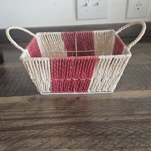 Christmas woven basket